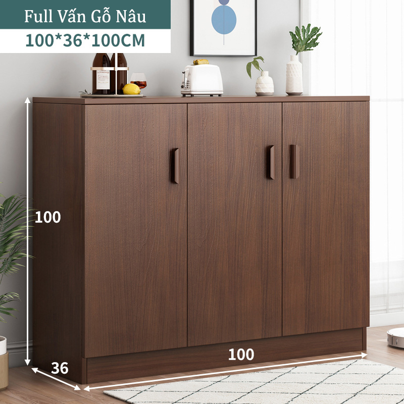 Tủ Kệ Bếp Gỗ MDF Chống Ẩm Hiện Đại Đa Năng Nhiều Ngăn Chứa Tiện Nghi KBEP-28
