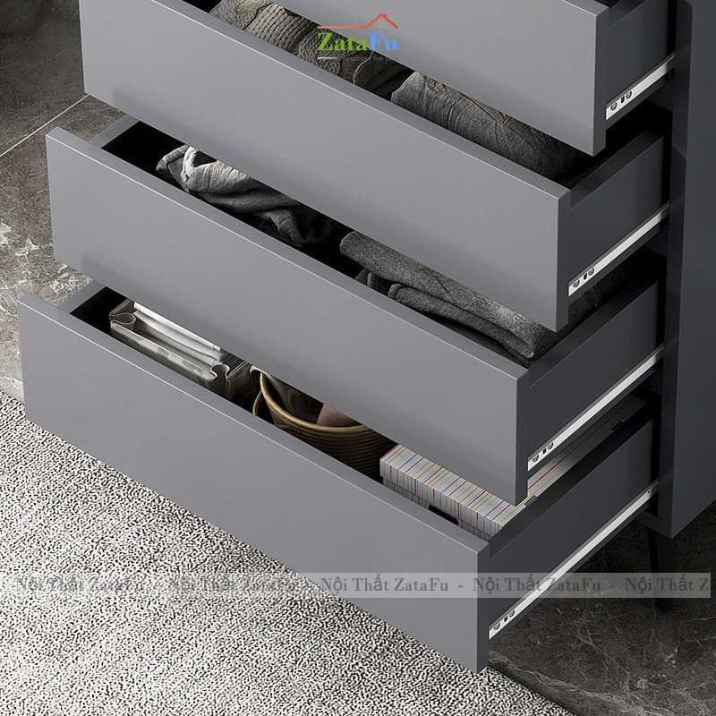 Tủ Cabinet Gỗ MDF Đựng Đồ Đa Năng Phong Cách Hiện Đại TUTT-53 ZataFu