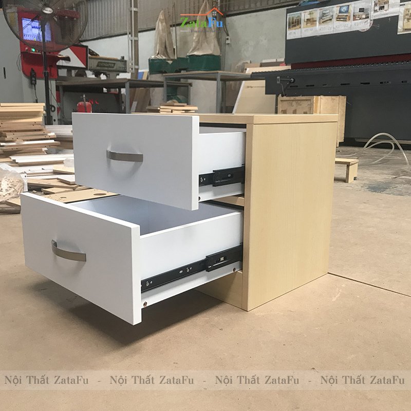 Tủ đầu giường 2 ngăn kéo TDG-07