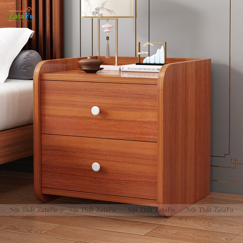 Tủ đầu giường mini bo góc tròn TDG-12