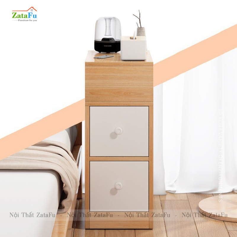 Tủ đầu giường mini có hộc kéo TDG-17
