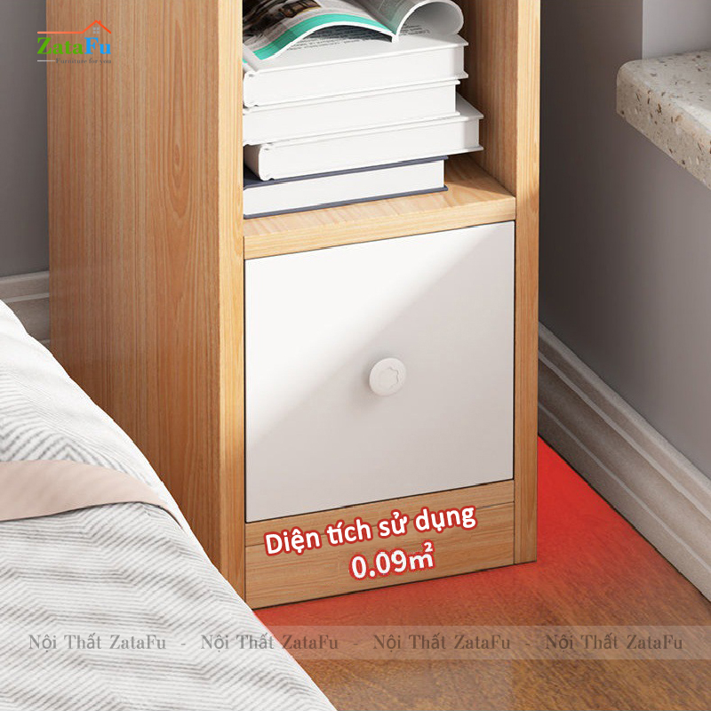Tủ đầu giường mini có hộc kéo TDG-17