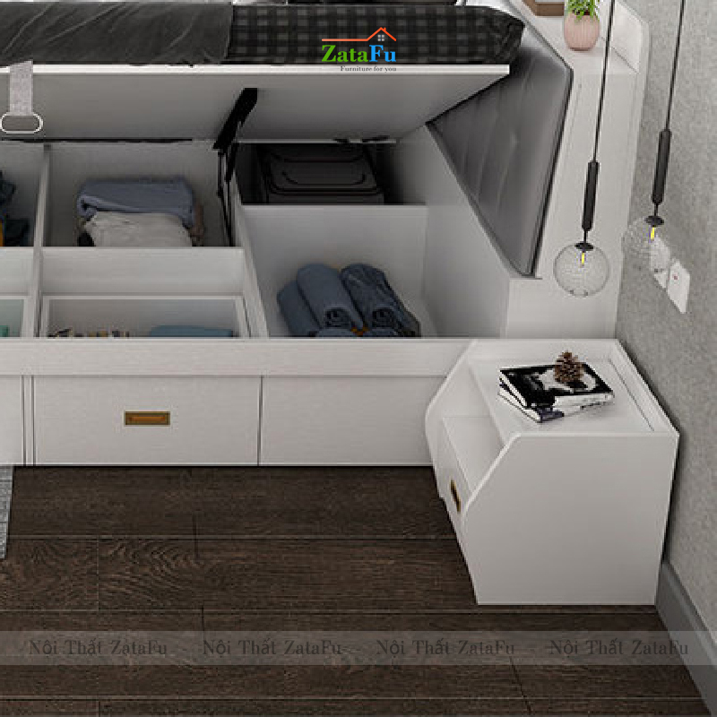 Tủ đầu giường trang nhã cho phòng ngủ sang trọng TDG-30