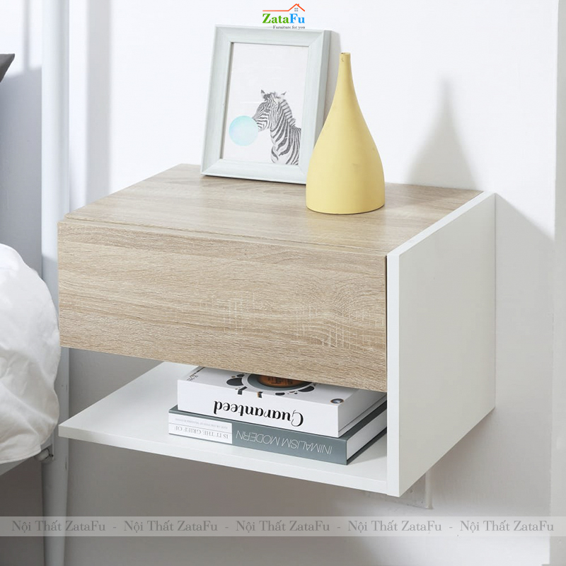Tủ Đầu GiườngTreo Tường Hiện Đại Nhỏ Gọn TDG-48 ZataFu