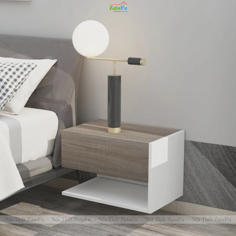 Tủ Đầu GiườngTreo Tường Hiện Đại Nhỏ Gọn TDG-48 ZataFu