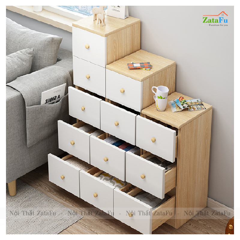 Tủ đầu giường, tủ đựng đồ nhiều tầng TDG-16