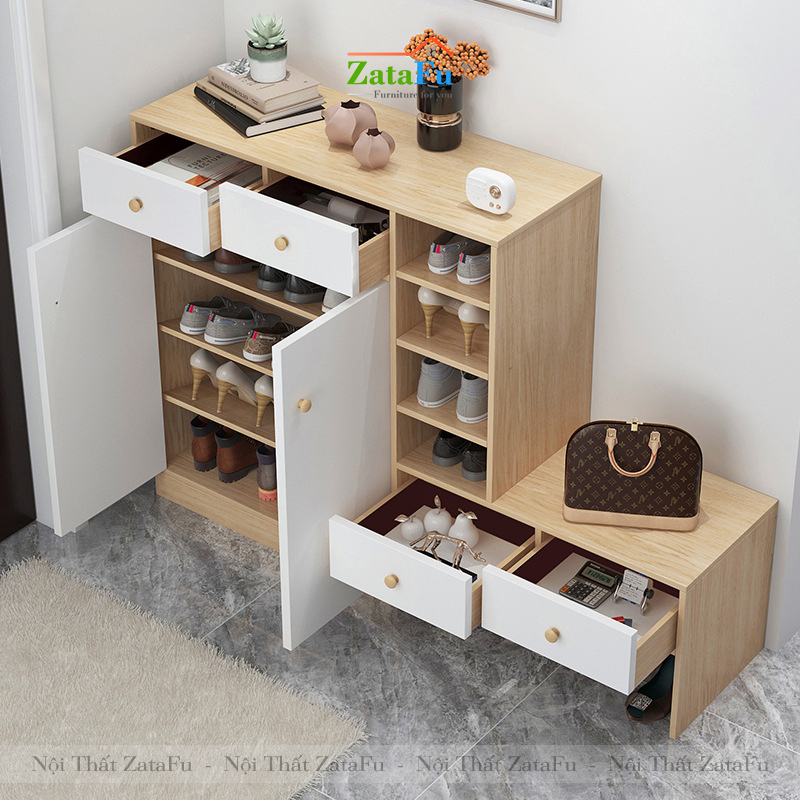Tủ đựng giày dép gỗ công nghiệp TGIAY-04
