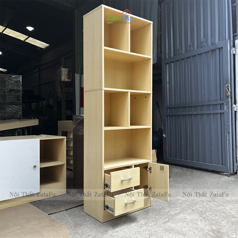 Tủ Kệ Sách Gỗ Trang Trí Phòng Khách TUTT-17