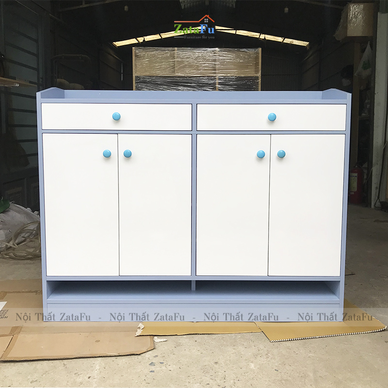 Tủ giày gỗ kết hợp 2 buồng TGIAY-30