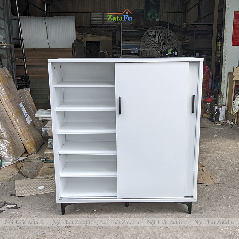 Tủ Giày Cánh Lùa Đựng Giày Dép Gỗ MDF Lõi Xanh Chống Ẩm TGIAY-26