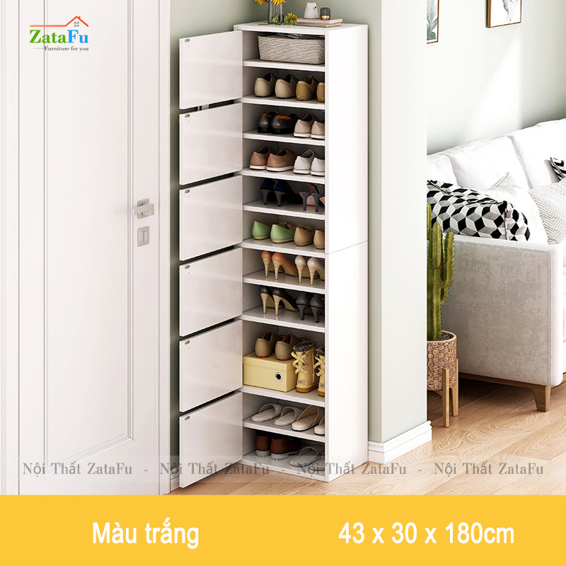 Tủ giày đứng phân ô nhiều tầng TGIAY-20