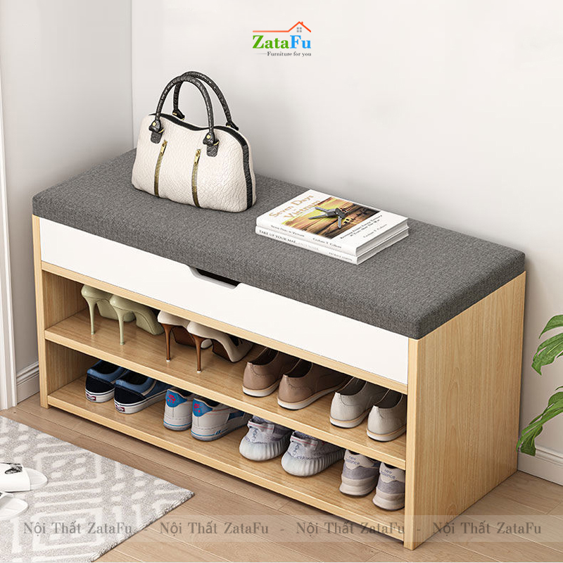 Tủ giày tích hợp ghế ngồi TGIAY-19