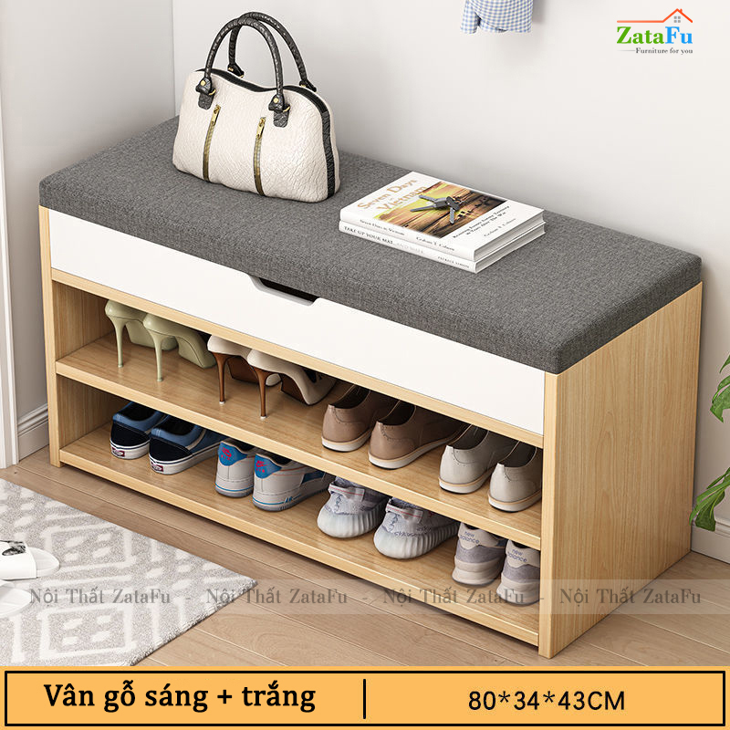 Tủ giày tích hợp ghế ngồi TGIAY-19
