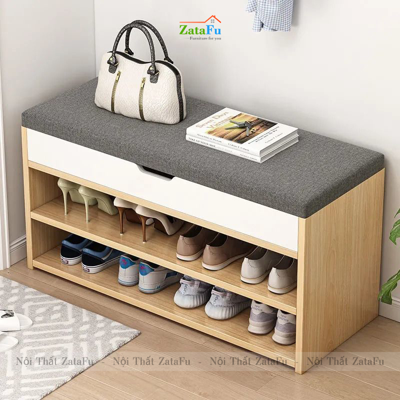Tủ giày tích hợp ghế ngồi TGIAY-19