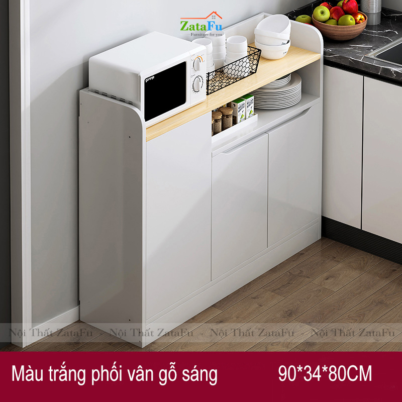 Tủ bếp đơn giản gỗ công nghiệp chống ẩm KBEP-06