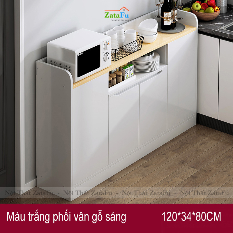 Tủ bếp đơn giản gỗ công nghiệp chống ẩm KBEP-06