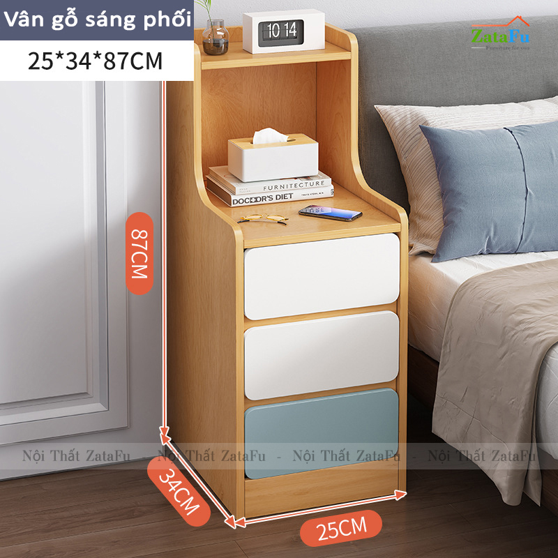 Tủ kệ đầu giường gỗ công nghiệp TDG-18