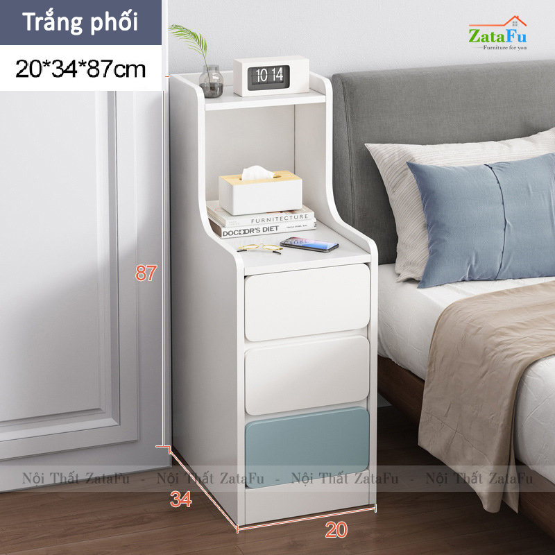Tủ kệ đầu giường gỗ công nghiệp TDG-18