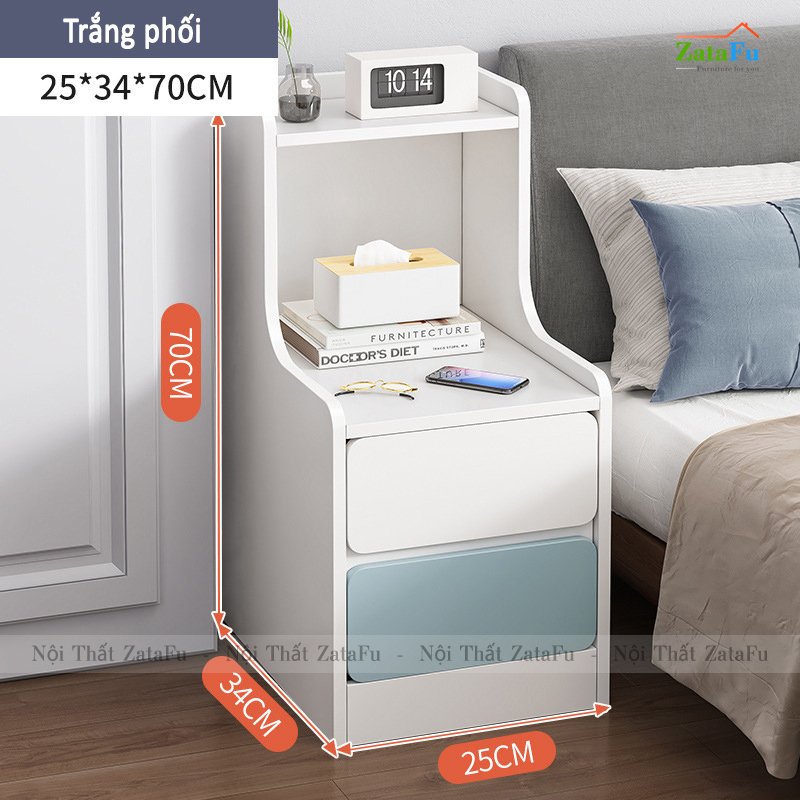 Tủ kệ đầu giường gỗ công nghiệp TDG-18