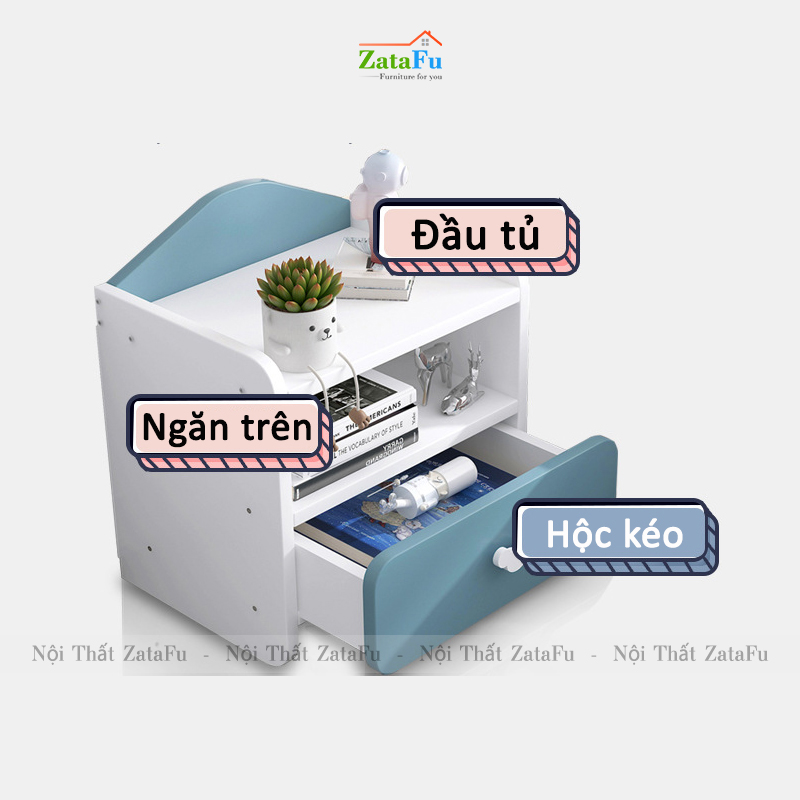 Tủ Đầu Giường Mini Đáng Yêu Cho Bé TDG-22