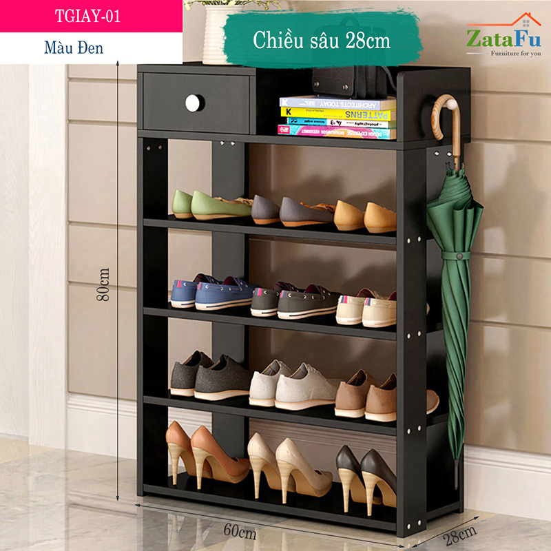Kệ đựng giày dép gỗ nhiều tầng KGIAY-01