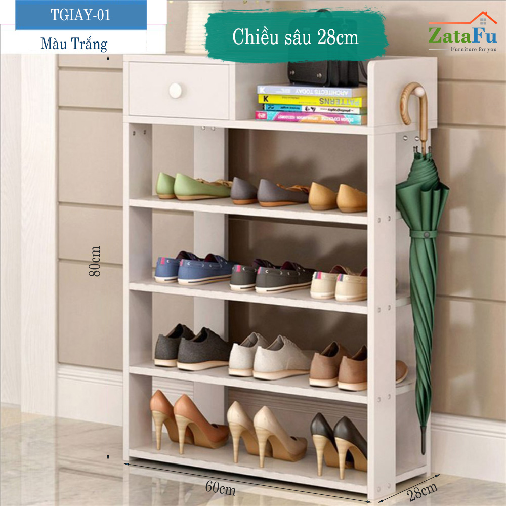 Kệ đựng giày dép gỗ nhiều tầng KGIAY-01