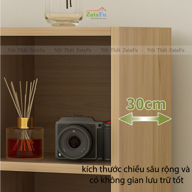 Tủ Kệ Sách Gỗ Trang Trí Xinh Xắn KTT-71 ZataFu