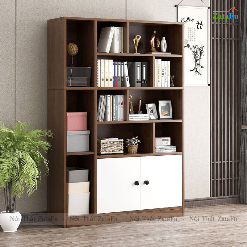 Tủ Kệ Sách Gỗ Tủ Kệ Trang Trí Hiện Đại TUTT-39