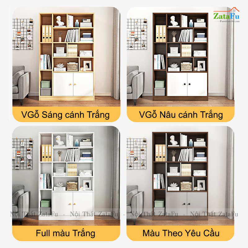 Tủ Kệ Sách Gỗ Tủ Kệ Trang Trí Hiện Đại TUTT-39