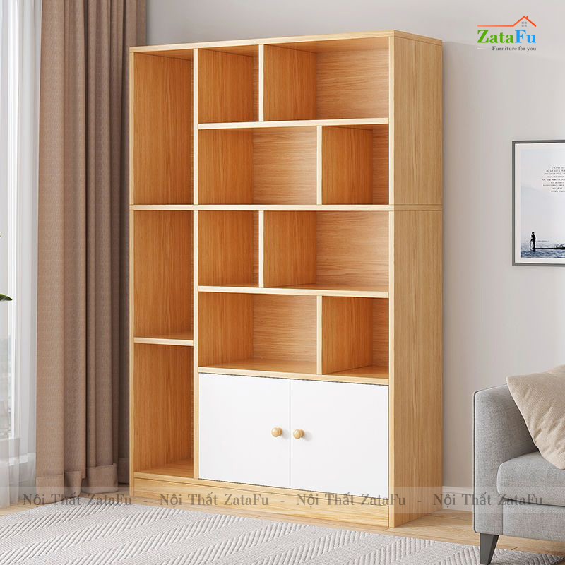 Tủ Kệ Sách Gỗ Tủ Kệ Trang Trí Hiện Đại TUTT-39