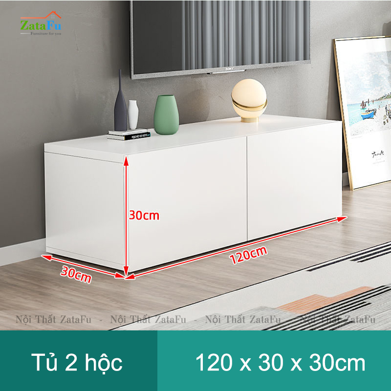 Tủ kệ tivi đặt sàn, treo tường phong cách hiện đại KTV-38