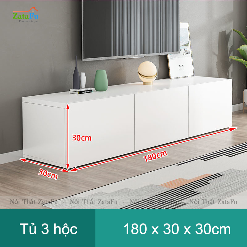 Tủ kệ tivi đặt sàn, treo tường phong cách hiện đại KTV-38