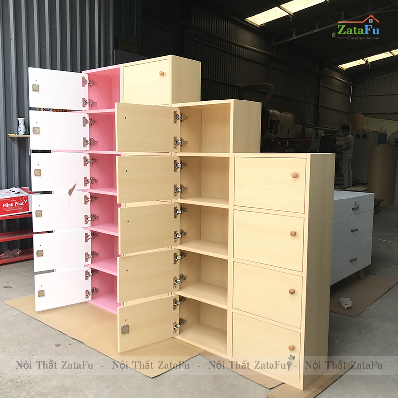 Tủ Locker Gỗ Đựng Hồ Sơ Nhiều Tầng Đa Năng KTT-20