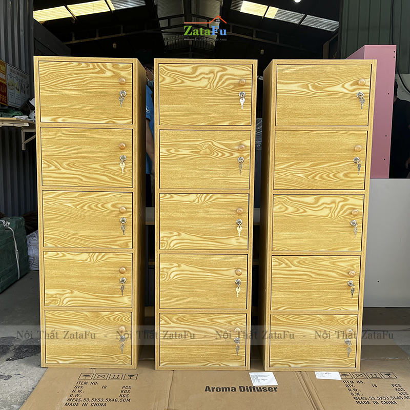 Tủ Locker Gỗ Đựng Hồ Sơ Nhiều Tầng Đa Năng KTT-20