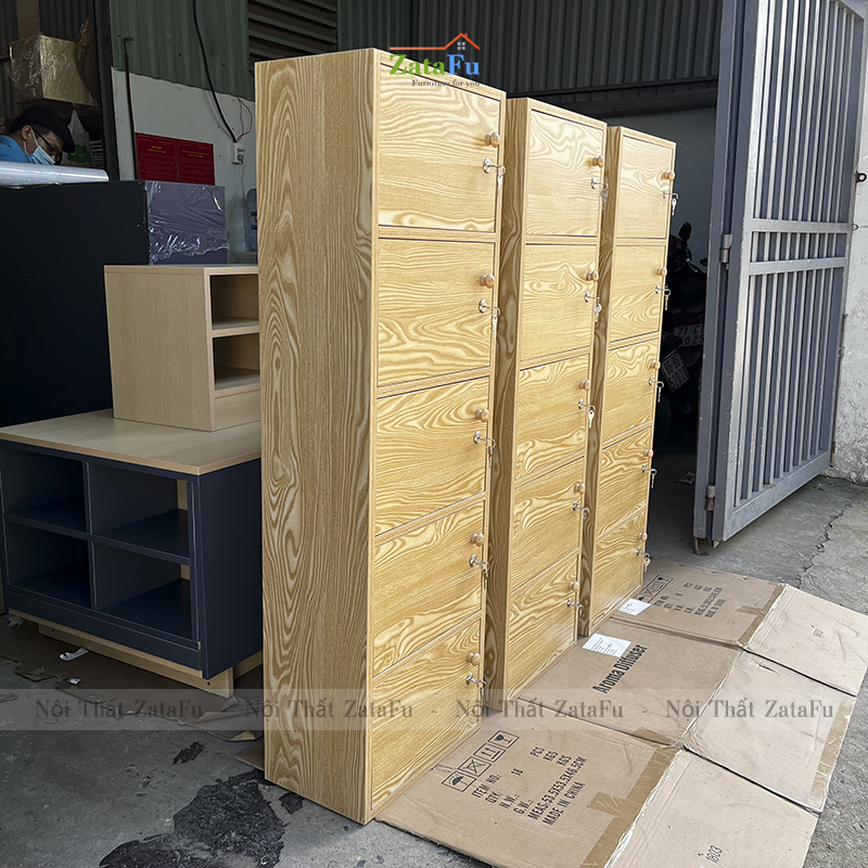 Tủ Locker Gỗ Đựng Hồ Sơ Nhiều Tầng Đa Năng KTT-20