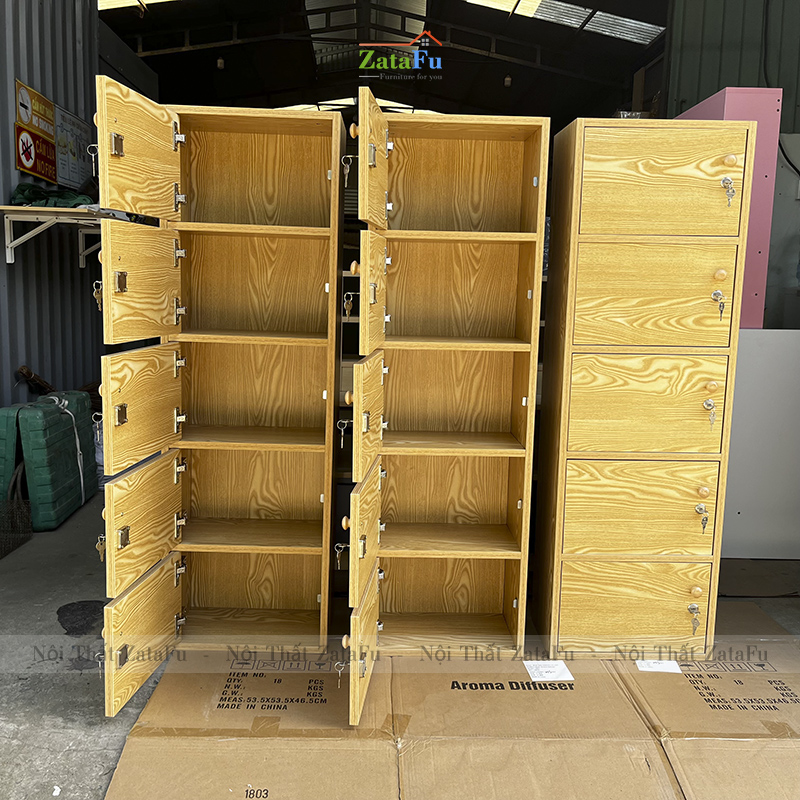 Tủ Locker Gỗ Đựng Hồ Sơ Nhiều Tầng Đa Năng KTT-20