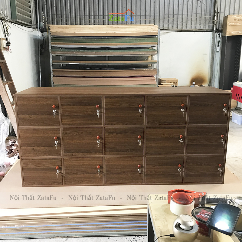 Tủ Locker Gỗ Đựng Hồ Sơ Nhiều Tầng Đa Năng KTT-20