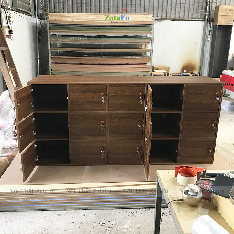 Tủ Locker Gỗ Đựng Hồ Sơ Nhiều Tầng Đa Năng KTT-20