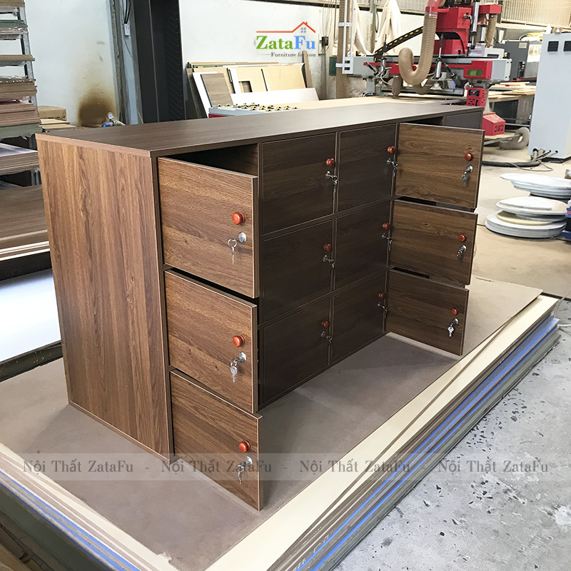 Tủ Locker Gỗ Đựng Hồ Sơ Nhiều Tầng Đa Năng KTT-20