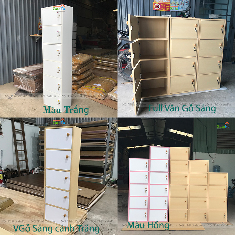 Tủ Locker Gỗ Đựng Hồ Sơ Nhiều Tầng Đa Năng KTT-20