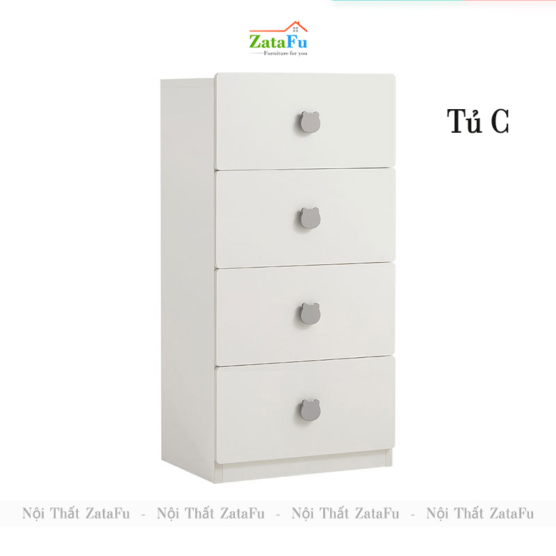Tủ lưu trữ quần áo, tủ quần áo nhiều phân loại cho bé TQA-57