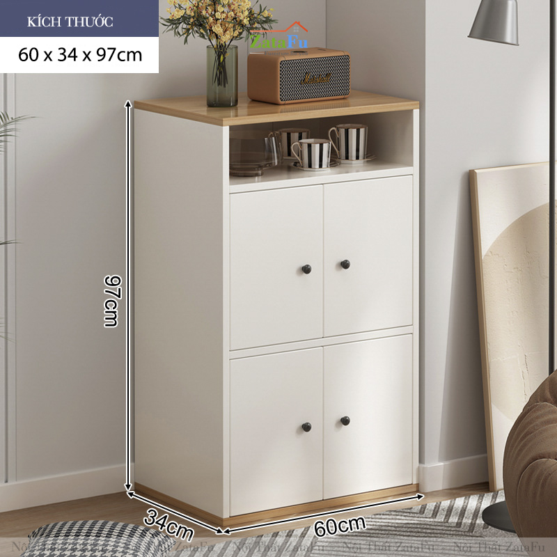 Tủ Nhiều Tầng Nhiều Ngăn Đựng Đồ Đa Năng Có Cánh Tủ TUTT-49
