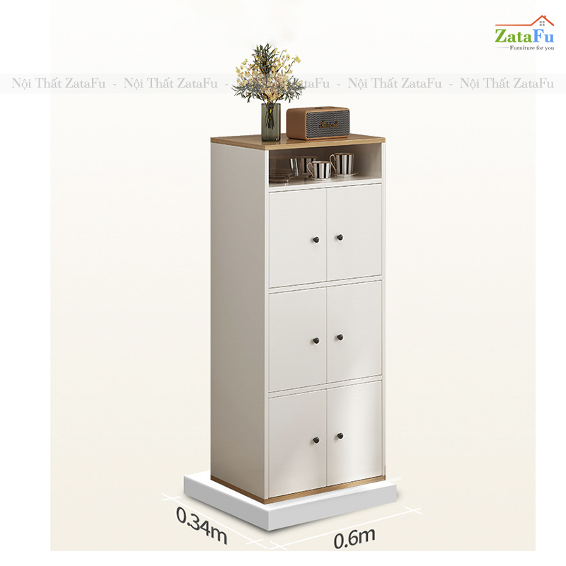 Tủ Nhiều Tầng Nhiều Ngăn Đựng Đồ Đa Năng Có Cánh Tủ TUTT-49