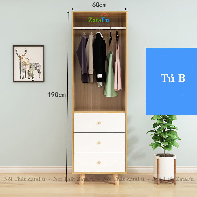 Tủ quần áo kết hợp nhiều size TQA-04