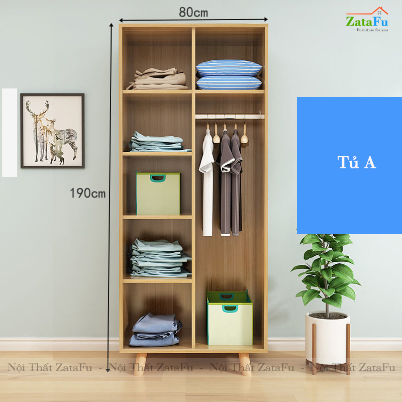 Tủ quần áo kết hợp nhiều size TQA-04