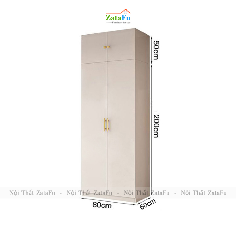 Tủ quần áo gỗ công nghiệp mang thiết kế sang trọng TQA-35