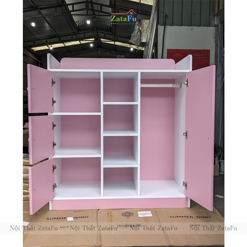 Tủ Quần Áo Xinh Xắn Trang Trí Không Gian Phòng Ngủ Cho Bé TQA-46
