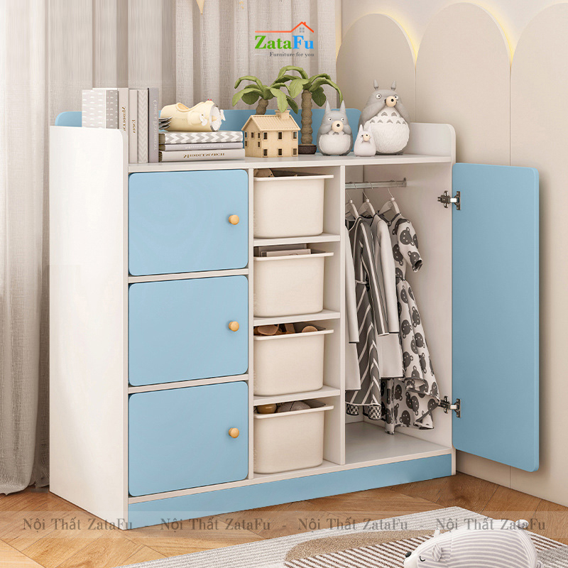 Tủ Quần Áo Xinh Xắn Trang Trí Không Gian Phòng Ngủ Cho Bé TQA-46
