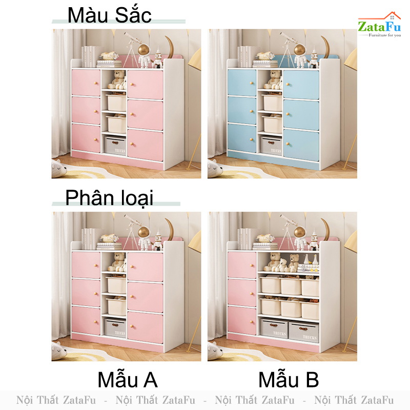 Tủ Quần Áo Xinh Xắn Trang Trí Không Gian Phòng Ngủ Cho Bé TQA-46
