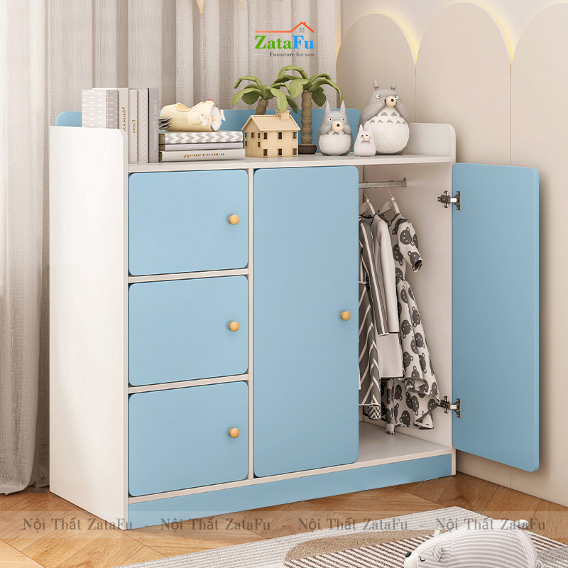 Tủ Quần Áo Xinh Xắn Trang Trí Không Gian Phòng Ngủ Cho Bé TQA-46